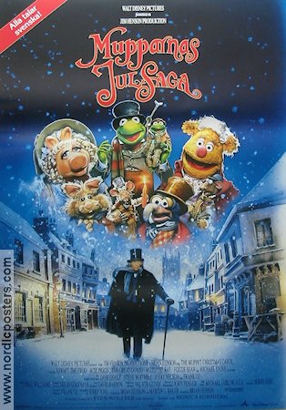 The Muppet Christmas Carol 1992 movie poster The Muppets Jim Henson Holiday