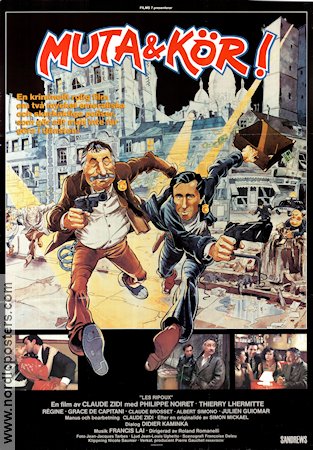 Les ripoux 1984 movie poster Philippe Noiret Thierry Lhermitte Guy Marchand Claude Zidi Police and thieves