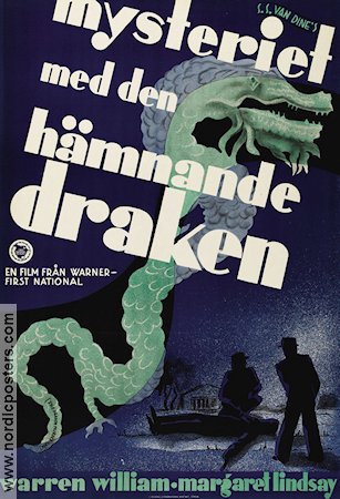 The Dragon Murder Case 1934 movie poster Warren William