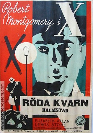 The Mystery of Mr X 1934 poster Robert Montgomery