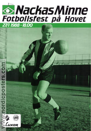 Nackas Minne fotboll Hovet 1988 poster Nacka Skoglund Find more: Johanneshovs IF Football soccer