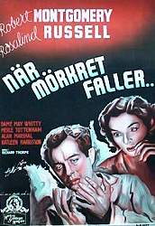 Night Must Fall 1938 movie poster Robert Montgomery Rosalind Russell
