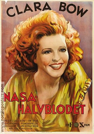 Nasa halvblodet 1932 poster Clara Bow