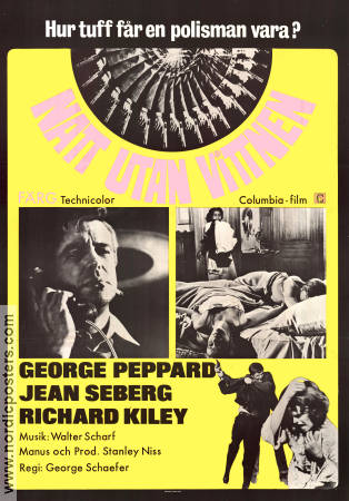 Pendulum 1969 movie poster George Peppard Jean Seberg George Schaefer