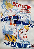Incendiary Blonde 1945 movie poster Betty Hutton