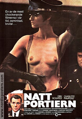 The Night Porter 1974 movie poster Dirk Bogarde Charlotte Rampling Liliana Cavani Find more: Nazi Cult movies