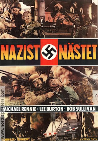 Giugno 44 Sbarcheremo in Normandia 1968 movie poster Michael Rennie Lee Burton Leon Klimovsky Find more: Nazi