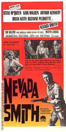 Nevada Smith 1966 poster Steve McQueen Karl Malden Suzanne Pleshette Henry Hathaway