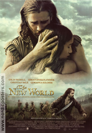 The New World 2005 movie poster Colin Farrell Q´orianka Kilcher Christopher Plummer Terrence Malick