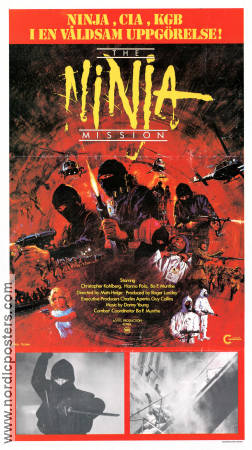 Ninja Mission 1984 movie poster Christopher Kolberg Mats Helge Olsson Asia Martial arts