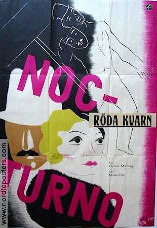 Nocturno 1935 movie poster Gustav Machaty Artistic posters