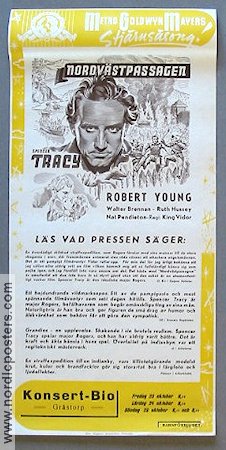 Nordvästpassagen 1941 poster Spencer Tracy