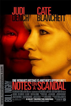 Notes on a Scandal 2006 poster Judi Dench Cate Blanchett