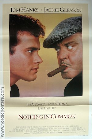 Nothing in Common 1986 movie poster Tom Hanks Jackie Gleason Eva Marie Saint Garry Marshall Smoking