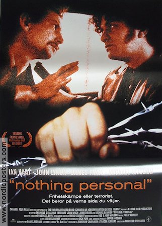 Nothing Personal 1995 poster Ian Hart John Lynch Michael Gambon Thaddeus O´Sullivan