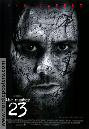 The Number 23 2007 movie poster Jim Carrey Virginia Madsen Joel Schumacher