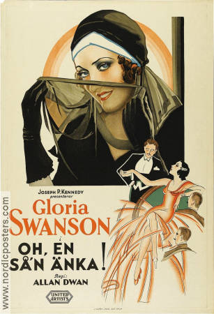 What a Widow! 1930 movie poster Gloria Swanson Allan Dwan