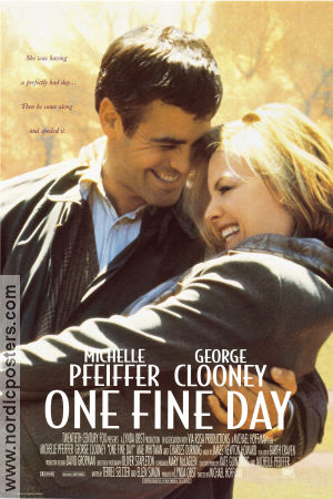 One Fine Day 1996 poster Michelle Pfeiffer George Clooney Mae Whitman Michael Hoffman