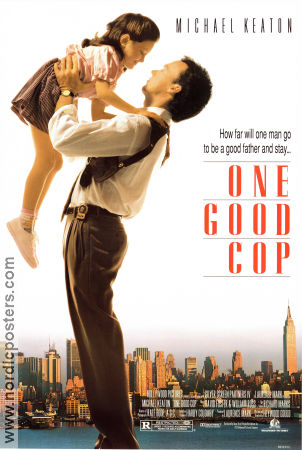One Good Cop 1991 movie poster Michael Keaton Rene Russo Anthony LaPaglia Heywood Gould Kids Police and thieves