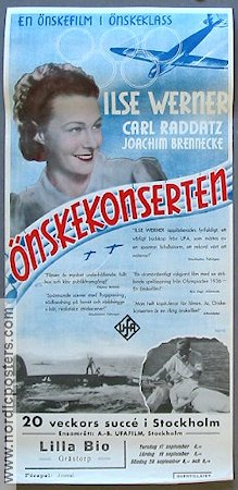 Önskekonserten 1941 poster Ilse Werner