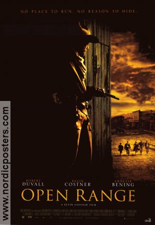 Open Range 2003 movie poster Robert Duvall Diego Luna Kevin Costner