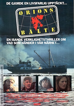 Orions belte 1985 movie poster Helge Jordal Sverre Anker Ousdal Hans Ola Sörlie Ola Solum Ships and navy Norway