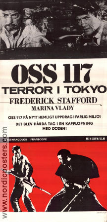 Atout coeur a Tokyo pour OSS 117 1966 movie poster Frederick Stafford Marina Vlady Jitsuko Yoshimura Michel Boisrond Agents Asia