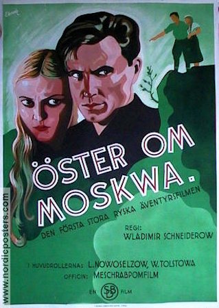 Zolotoe ozero 1936 movie poster Wladimir Schneiderow Russia