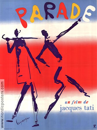 Parade 1975 movie poster Karl Kossmayer Jacques Tati