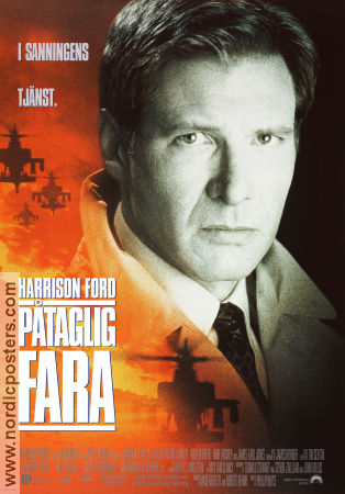 Clear and Present Danger 1994 movie poster Harrison Ford Willem Dafoe Anne Archer Phillip Noyce