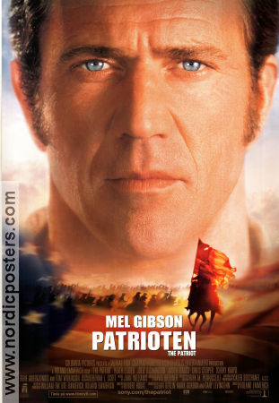 The Patriot 2000 movie poster Mel Gibson Heath Ledger Joely Richardson Roland Emmerich