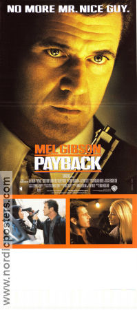 Payback 1999 poster Mel Gibson Gregg Henry Maria Bello Brian Helgeland