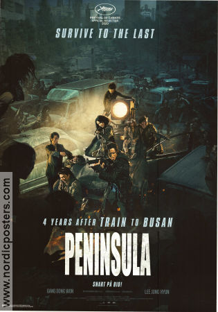 Peninsula 2020 poster Geoffrey Giuliano Re Lee Moon Woo-jin Sang-ho Yeon Filmen från: South Korea