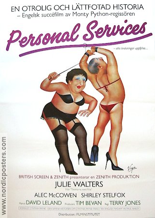 Personal Services 1987 movie poster Julie Walters Terry Jones Find more: Monty Python