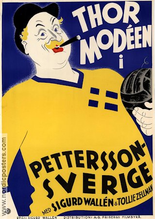 Pettersson Sverige 1934 poster Thor Modéen
