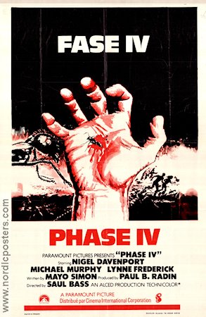 Phase IV 1974 poster Nigel Davenport