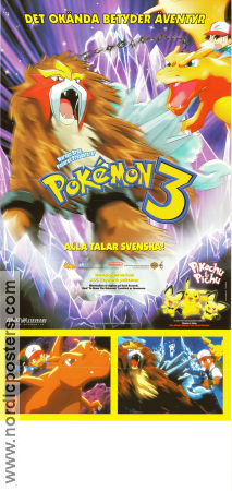 Pokémon 3 The Movie 2000 poster Veronica Taylor Kunihiko Yuyama Hitta mer: Nintendo Animerat Asien Från TV