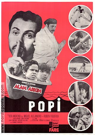 Popi 1969 movie poster Alan Arkin Rita Moreno Arthur Hiller