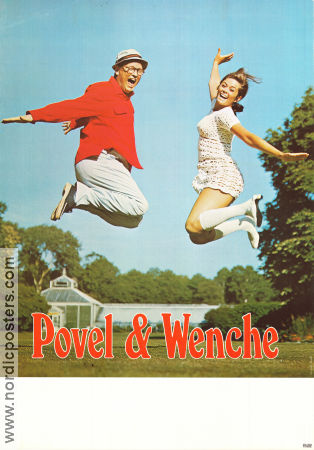 Povel och Wenche The PoW-show 1970 affisch Povel Ramel Wenche Myhre Concert Poster