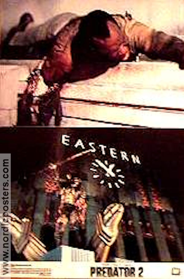 Predator 2 1990 lobby card set Danny Glover Gary Busey