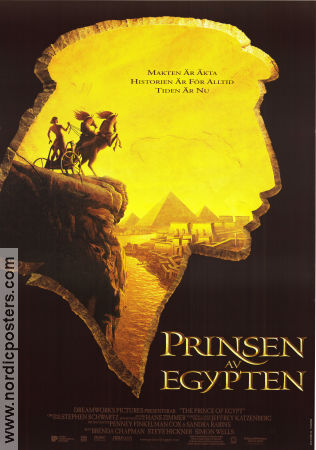 Prinsen av Egypten 1998 poster Val Kilmer Brenda Chapman Animerat