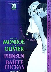 The Prince and the Showgirl 1957 movie poster Marilyn Monroe Richard Wattis David Horne Laurence Olivier