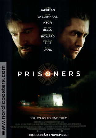 Prisoners 2013 poster Hugh Jackman Jake Gyllenhaal Denis Villeneuve