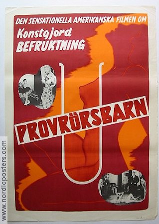 Test Tube Babies 1950 movie poster Merle Connell Documentaries Medicine and hospital