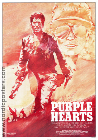 Purple Hearts 1984 poster Ken Wahl Cheryl Ladd Sidney J Furie Krig