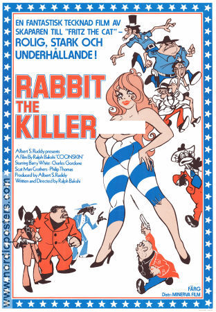 Rabbit the Killer 1975 poster Barry White Ralph Bakshi Animerat
