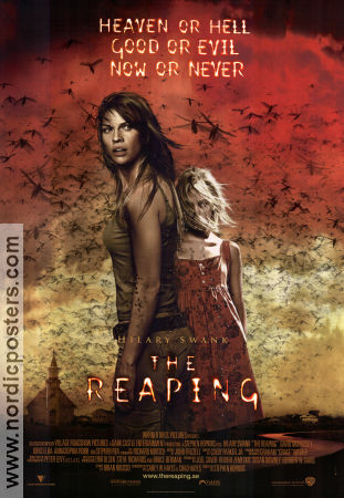 The Reaping 2007 movie poster Hilary Swank David Morrissey AnnaSophia Robb Stephen Hopkins