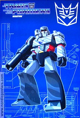 Transformers Megatron 1987 movie poster Find more: Transformers Animation From TV