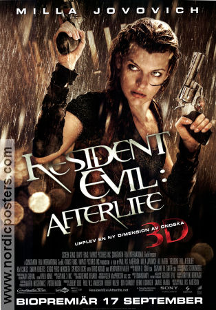 Resident Evil Afterlife 2010 poster Milla Jovovich Ali Larter Paul WS Anderson