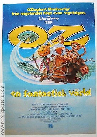 Return to Oz 1985 movie poster Fairuza Balk